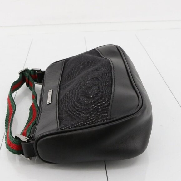 Gucci Vintage Denim Mini Web Pochette - Picture 8 of 16